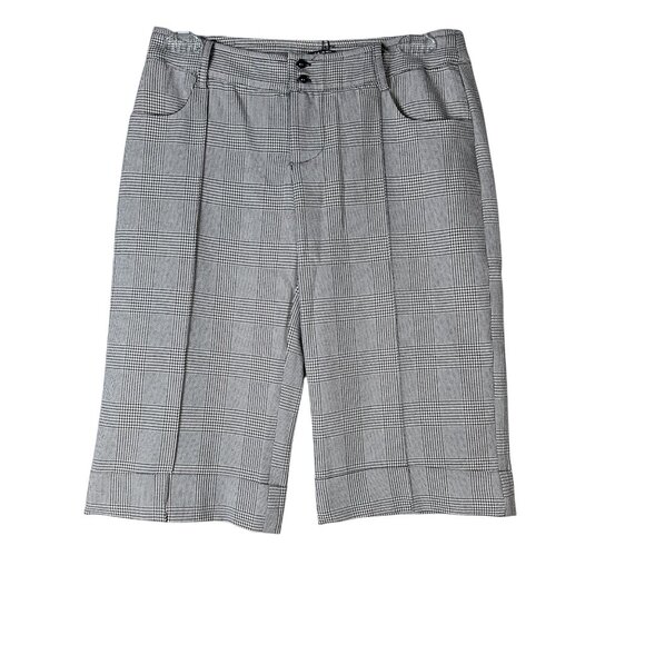 Jaded London Tailored Mini Shorts in Black & White 0 New Womens Cropped - Picture 5 of 7